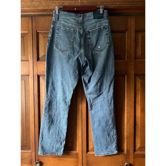 Abercrombie & Fitch Curve Love The '90s Slim Straight Ultra High Rise Jeans 29 - Picture 10 of 10